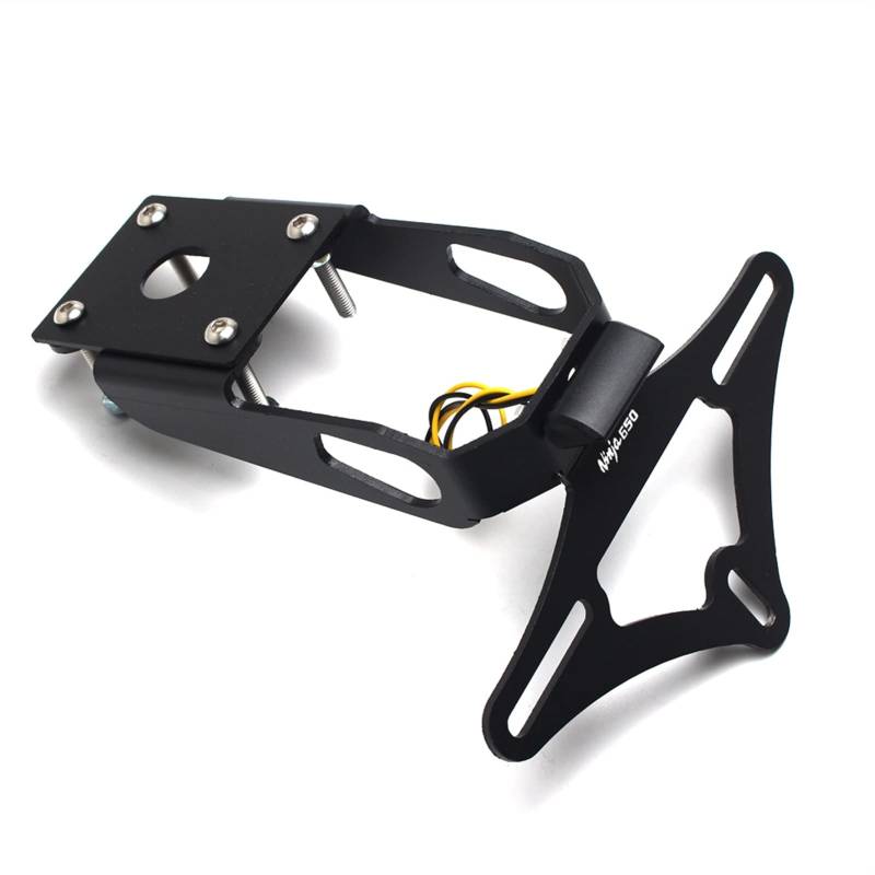 Motorrad Kennzeichenhalter Kennzeichenhalter Licht Motorrad Zubehör Tail Tidy Fender Eliminator CNC Motorrad Nummernschildhalter von Janmobrian