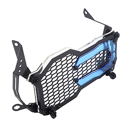 Motorrad Scheinwerfergitter Motorrad-Scheinwerfer-Beschützer-Gitter-Guard-Abdeckung Schutz Grillfit für BMW(A Blue) von Janmobrian