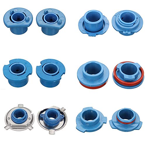 Scheinwerferadapter,Scheinwerferlampen Adapter 4 stücke Universal Durable lange Lebensdauer Scheinwerfer Birne Base Adapter Sockelhalterung H1 / H3 / H4 / H7 / H11 / HB3(H11) von Janmobrian