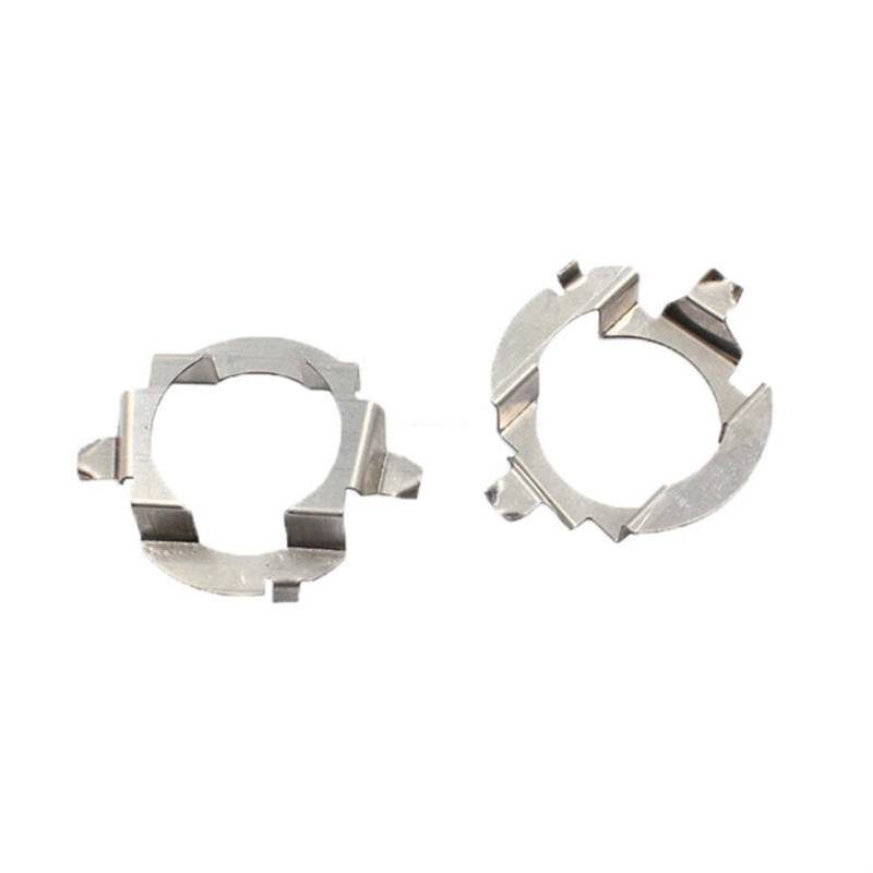 Scheinwerferadapter,Scheinwerferlampen Adapter Kelimi H7 Scheinwerferadapter Passend Passend for Mercedes-Benz E Klasse ML350 H7 Metallhalter Clips Fastener Passend Passend for VW Touareg Skoda von Janmobrian