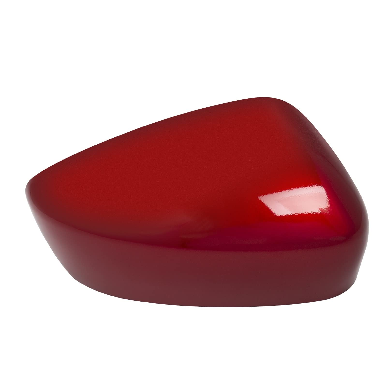 Spiegelkappen,Auto Rückspiegel Kappe 1 stücke Tür Rückspiegel Abdeckung Kappe Gehäuse Fit Verwenden Passend für Mazda 3 Axela 2014-2016 Auto Zubehör(Red Right) von Janmobrian