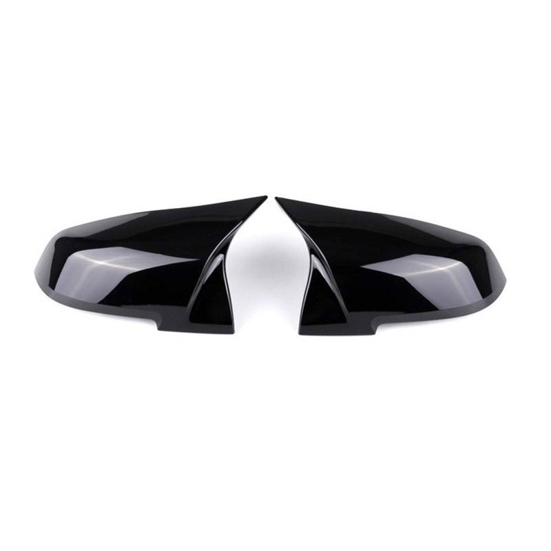Spiegelkappen,Auto Rückspiegel Kappe 2 STÜCKE Spiegelabdeckungen Linke rechte Seite Rückspiegel Abdeckkappe Passend für BMW 5 6 7 Serie F10 F18 F06 F06 F07 F12 F13 F01 2014 2015 2016(Glossy Black) von Janmobrian