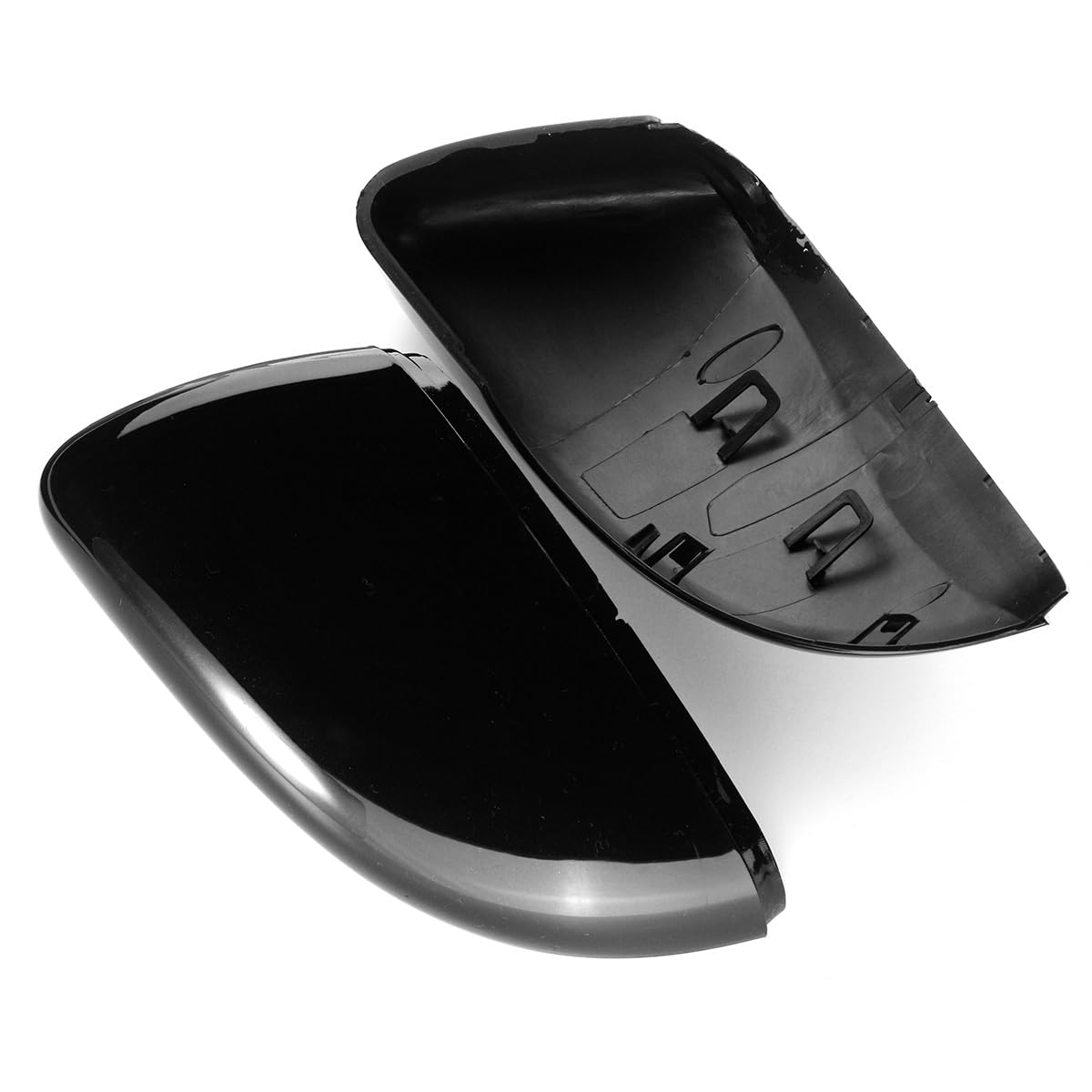 Spiegelkappen,Auto Rückspiegel Kappe 2 Stücke Glanz Schwarz Tür Flügel Spiegel Abdeckung Kappen L + R Passend für VW Golf/GTI MK6 2009-2013 Spiegelkappen,Auto Rückspiegel Kappe 2 Stücke Glanz Schwarz Tür Flügel Spiegel Abdeckung Kappen L + R Passend für VW Golf/GTI MK6 2009-2013 von Janmobrian