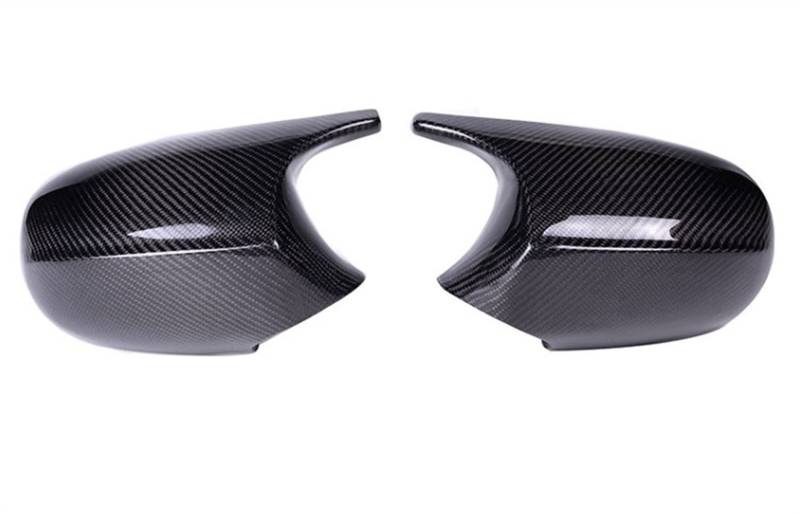 Spiegelkappen,Auto Rückspiegel Kappe 2xmirror Abdeckung E90 Auto Seitentür Rückseite Spiegel Abdeckkappe fit gebrauch für BMW E90 E91 2005-2007 E92 E93 2006-2009 M3 Stil E80 E81 E87.(Carbon Fiber) von Janmobrian