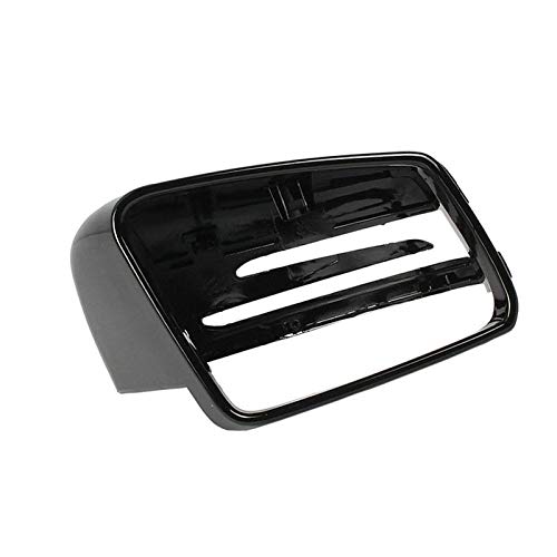 Spiegelkappen,Auto Rückspiegel Kappe Auto-Außenspiegel Rearview Schwarz-Fall-Abdeckung Gehäuse L/R fit verwendung for Mercedes-Benz C-Klasse W176 W246 W204 W212 W221 CLS X156 C117(1PC Right) von Janmobrian