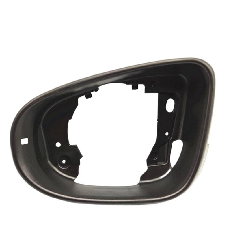 Spiegelkappen,Auto Rückspiegel Kappe Auto Ersetzen Seitenspiegel Rahmenhalter Passend Für VW Golf 6 Links Und Rechts Rückansicht Gehäuse Rahmen Zubehör Trim(Black-Left) von Janmobrian