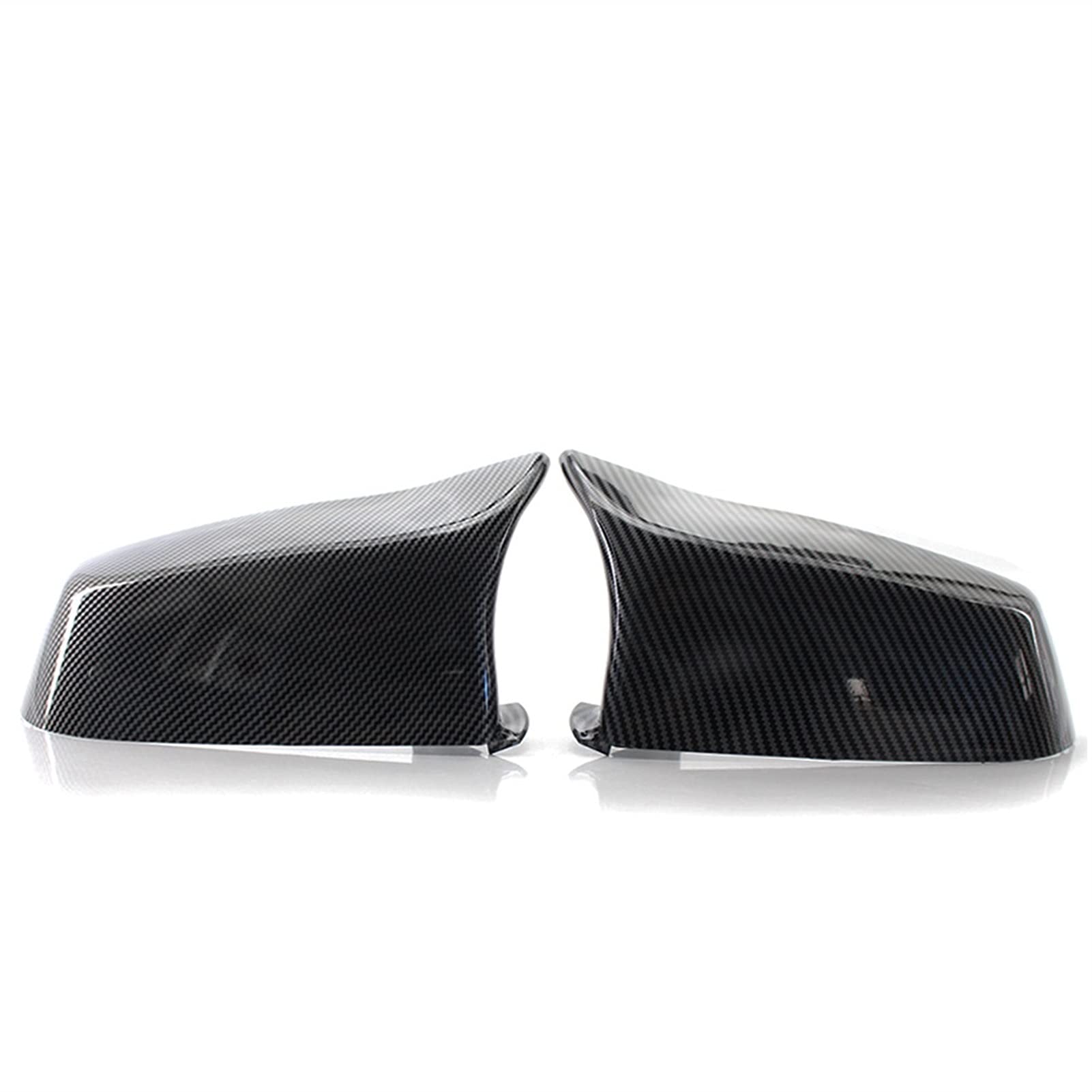Spiegelkappen,Auto Rückspiegel Kappe Auto-Flügel Seitenrückspiegel Schutzkappen fit gebrauch für BMW 5er E60 E61 F10 F11 F18 Vor -LCI 08-13 Style-Carbon-Faser-Shell-Ersatz(Carbon Fiber) von Janmobrian
