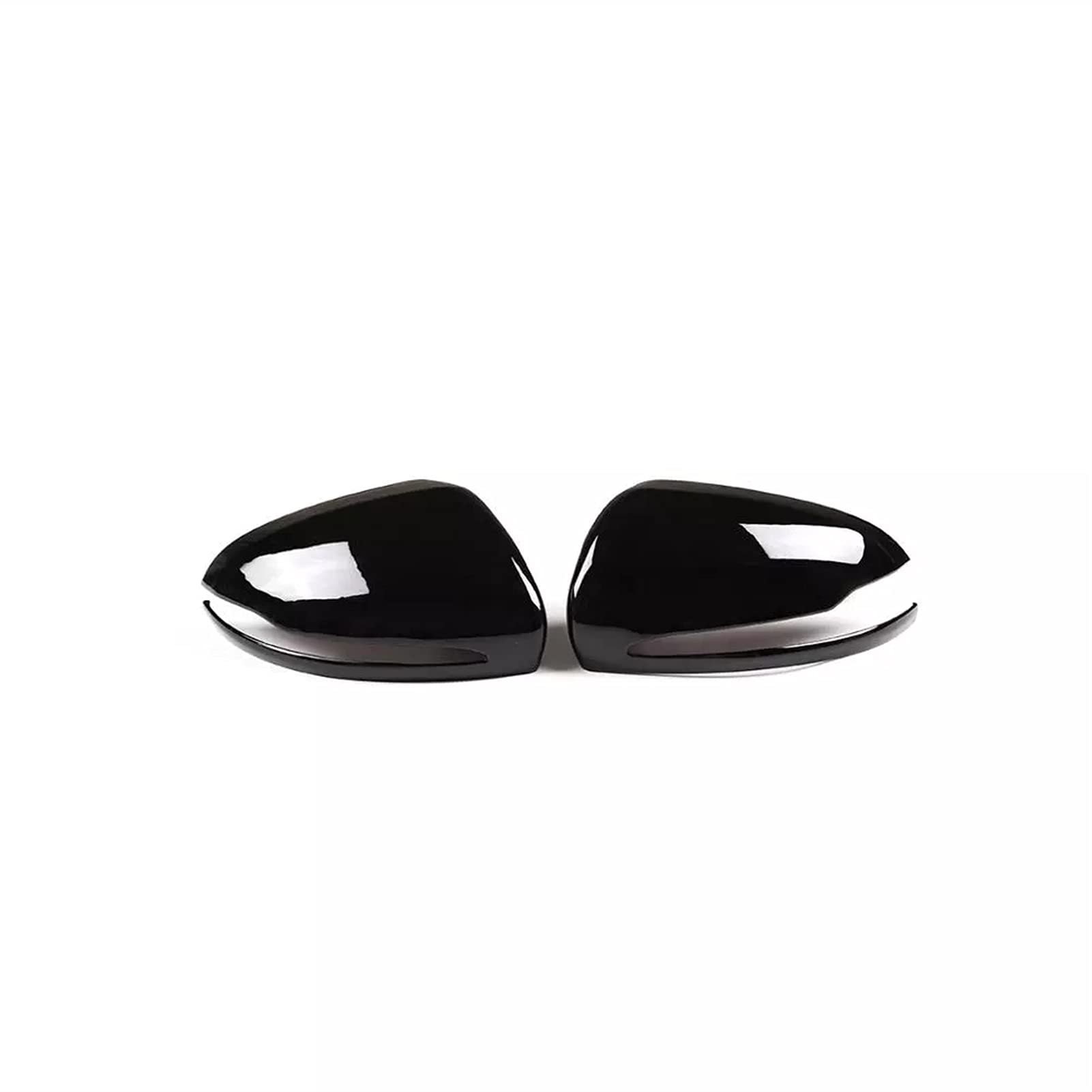 Spiegelkappen,Auto Rückspiegel Kappe Auto Rückspiegelkappe Abdeckung Trim fit gebrauch für Mercedes Benz C W205 E W213 GLC- Klasse X253 S. Klasse W222 ABS. Auto Zubehör(For RHD Bright black) von Janmobrian