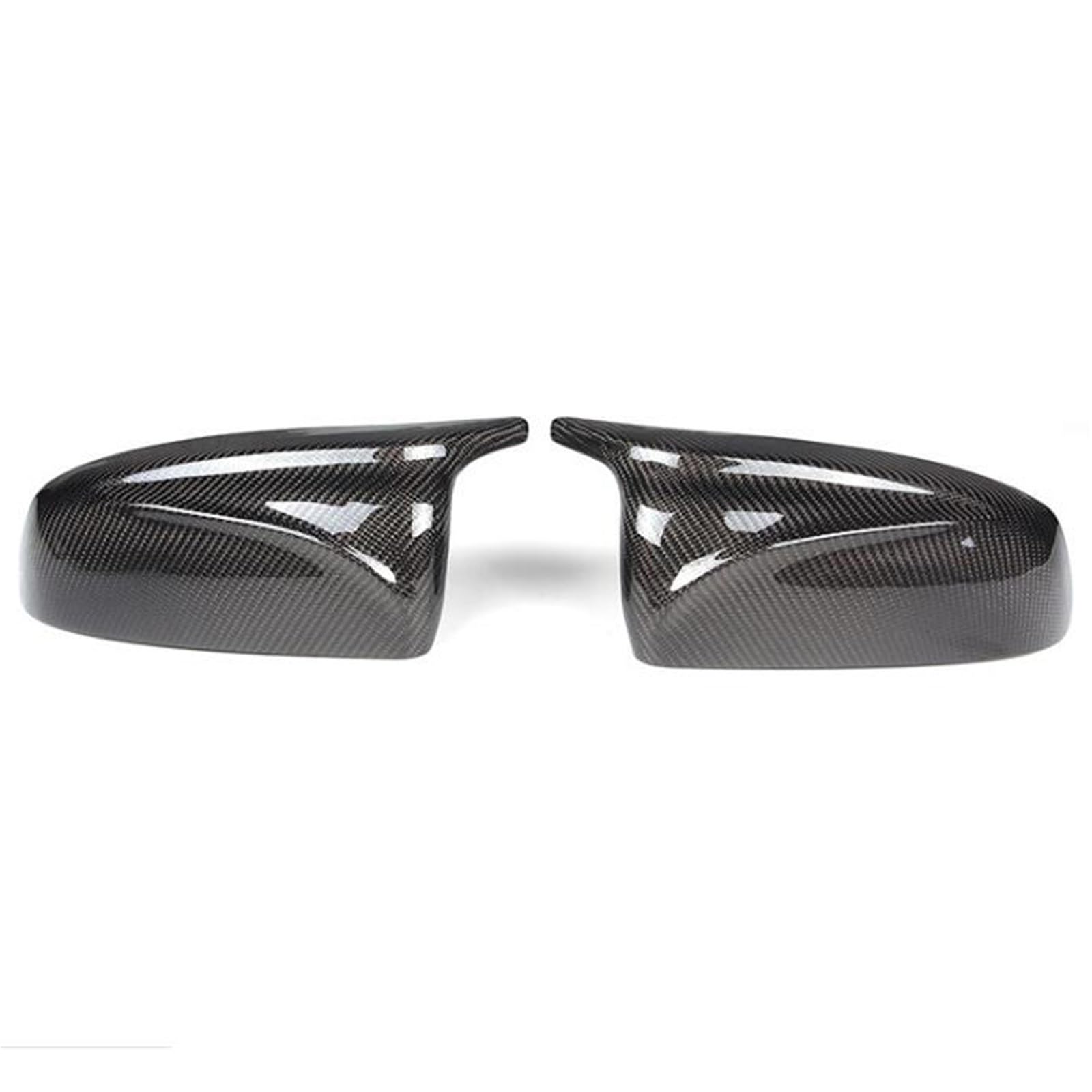 Spiegelkappen,Auto Rückspiegel Kappe Auto-Seitentür-Rückfahrspiegel-Abdeckkappe Passform fit verwendung for BMW E70 X5 E71 X6 E72 Stilteile Styling.(Carbon fiber) von Janmobrian