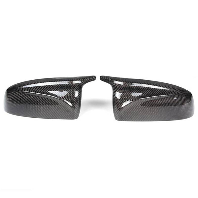 Spiegelkappen,Auto Rückspiegel Kappe Auto-Seitentür-Rückfahrspiegel-Abdeckkappe Passform fit verwendung for BMW E70 X5 E71 X6 E72 Stilteile Styling.(Carbon fiber) von Janmobrian