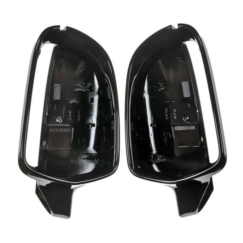 Spiegelkappen,Auto Rückspiegel Kappe Black Side Außenspiegel Kappen fit verwendung für A4 A5 B8.5 A3 8P 2012 2013 2014 2015 2016 S5 RS5 RS4 (Glossy Pearl Black) ersetzen(Has side assist hole) von Janmobrian