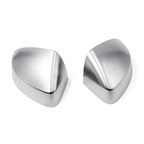 Spiegelkappen,Auto Rückspiegel Kappe Ersatz-Seitenspiegel Cap fit verwendung for A3 S3 8V RS3 Glossy Pearl Black 2014 2015 2016 2013 2018 2017 2019(Silver) von Janmobrian