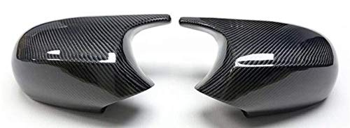 Spiegelkappen,Auto Rückspiegel Kappe Fit verwendung for BMW 3 Serie E90 E91 2008-2011 E92 E93 2010-2013 Kohlefaser/ABS Spiegelabdeckung Auto Rückspiegelkappenabdeckung(Carbon Fiber) von Janmobrian