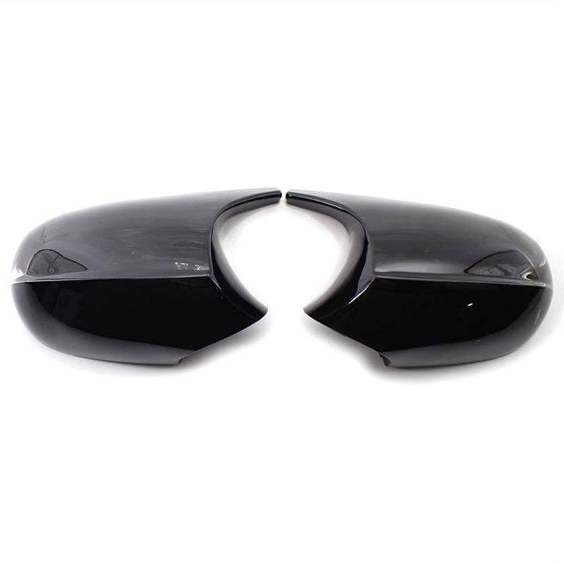 Spiegelkappen,Auto Rückspiegel Kappe Paar M3-Stil Rückfahr-Side-Spiegel-Kappenabdeckungen Gehäuse fit gebrauch für BMW E90 E91 E92 E93 LCI Facelifted 2008-2011 Grobsy Black/Carbon Look(Glossy Black) von Janmobrian