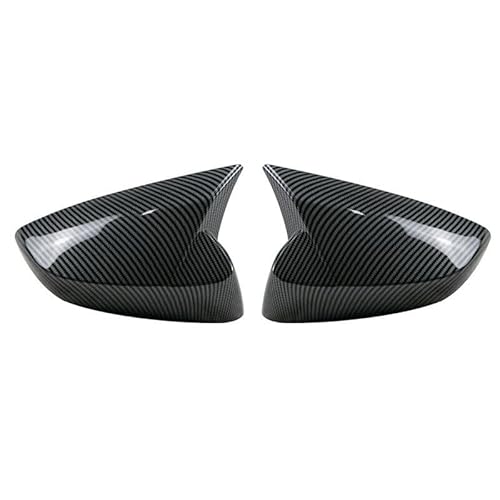 Spiegelkappen,Auto Rückspiegel Kappe Passend für Toyota 86 Subaru 2012-2020 Auto Rückspiegel Seite Spiegel Abdeckung Flügel Kappe Aufkleber Außentür Rückansicht Fall Trim carbon Auto(Carbon) von Janmobrian