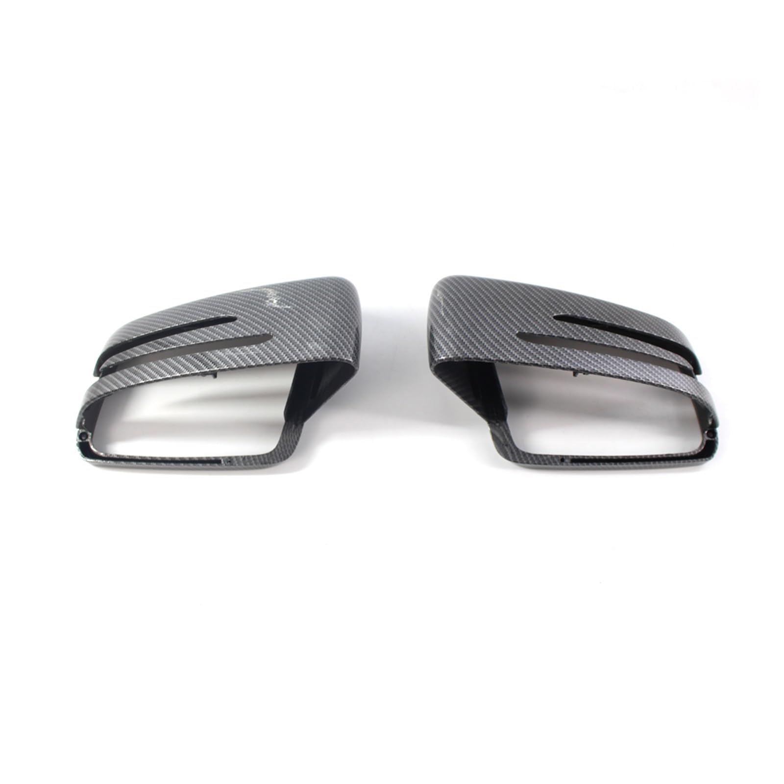 Spiegelkappen,Auto Rückspiegel Kappe Rückansicht Seitenwagenspiegelabdeckung fit verwendung for Mercedes Benz E Klasse W212 W204 2010 2011 2012 2013 2013 2014 2015 ABS Kohlefaser(Carbon fiber) von Janmobrian