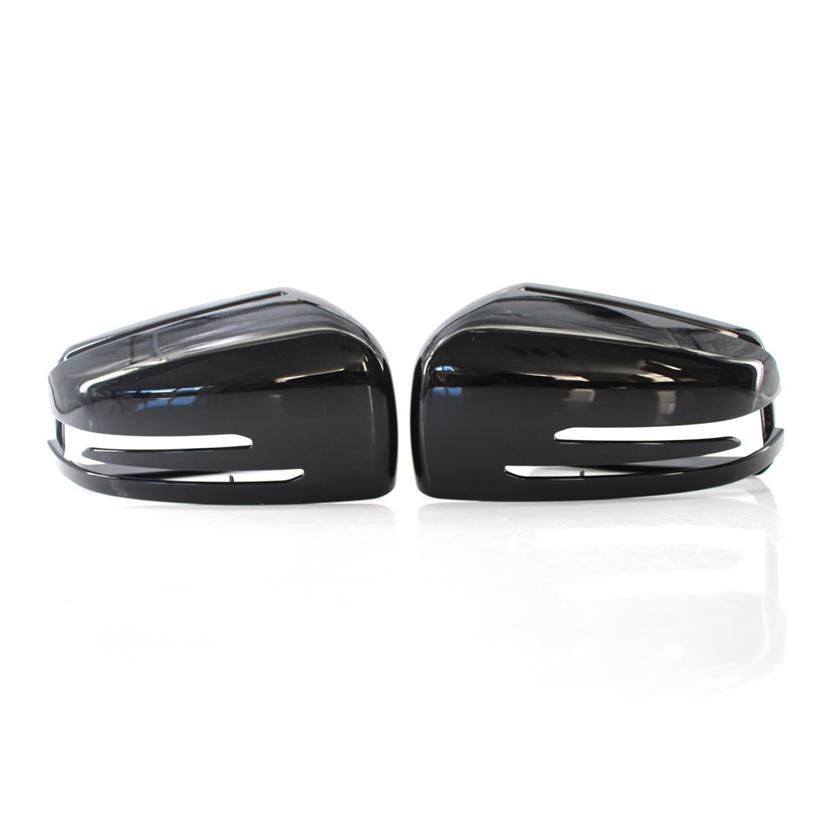 Spiegelkappen,Auto Rückspiegel Kappe Rückansicht Seitenwagenspiegelabdeckung fit verwendung for Mercedes Benz E Klasse W212 W204 2010 2011 2012 2013 2013 2014 2015 ABS Kohlefaser(Noir) von Janmobrian