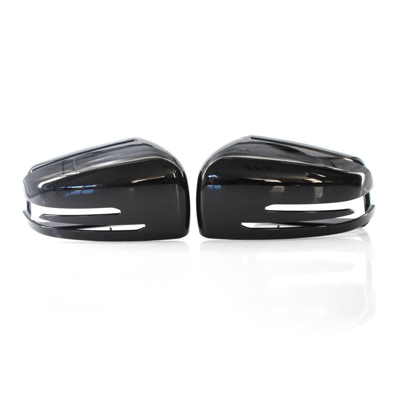 Spiegelkappen,Auto Rückspiegel Kappe Rückansicht Seitenwagenspiegelabdeckung fit verwendung for Mercedes Benz E Klasse W212 W204 2010 2011 2012 2013 2013 2014 2015 ABS Kohlefaser(Noir) von Janmobrian