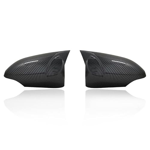 Spiegelkappen,Auto Rückspiegel Kappe Seitenflügel Rückspiegel Abdeckkappe Passend für Toyota Corolla 2014 2015 2016 2017 Carbon Schwarz(Carbon Fiber) von Janmobrian
