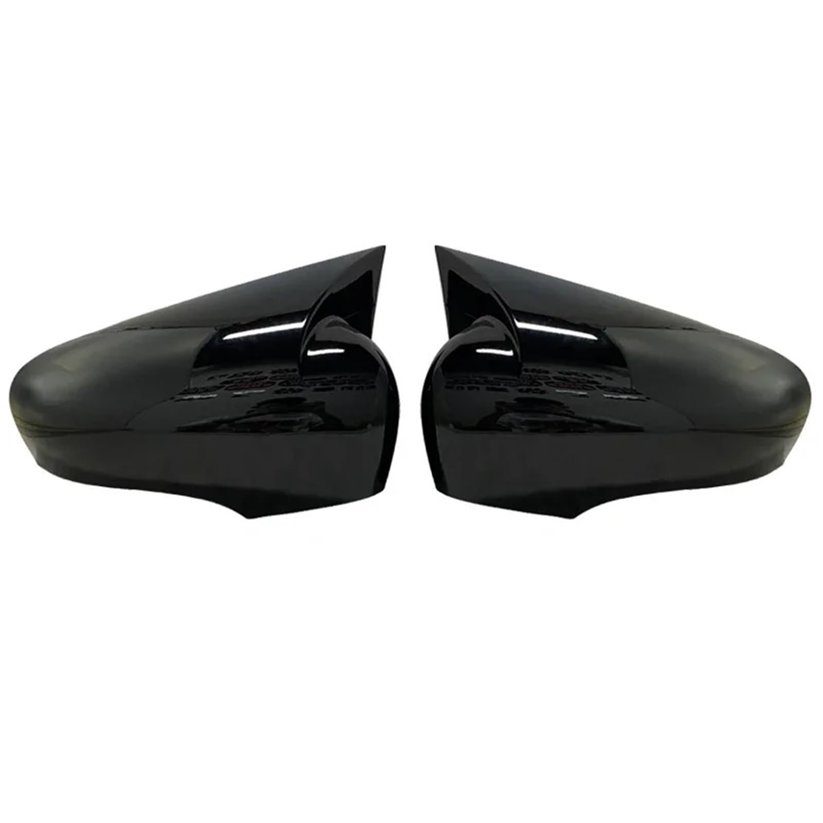 Spiegelkappen,Auto Rückspiegel Kappe Seitenspiegelabdeckung Passend für Clio 4 IV 2012–2020, Zubehör, Auto-Sport-Design(Bright black) von Janmobrian