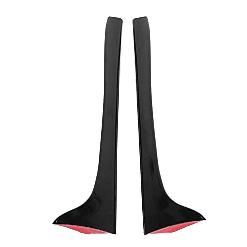 Spoiler,Heckspoiler 1 Paar Autospoiler Glanz schwarzer hinterer Dach Seite Spoiler flügel fit Verwendung für Volkswagen Polo MK5 6R 6c Standard 2009-2017 von Janmobrian