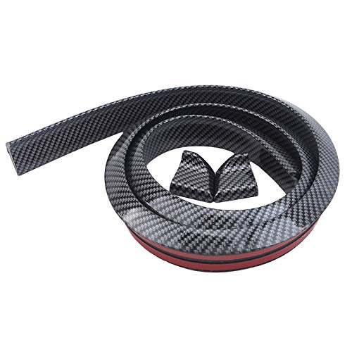 Spoiler,Heckspoiler 1.5M Car-Styling 5D Carbon Fiber Spoiler Styling DIY Refit Spoiler Universeller(Carbon Fiber Stripe) von Janmobrian
