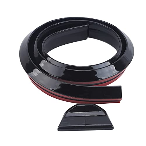Spoiler,Heckspoiler 1.5m Auto-Styling 5D Kohlefaserspoiler Styling DIY Refit Spoiler Auto Universal(Black Glossy) von Janmobrian