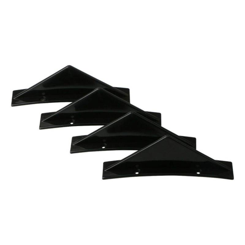 Spoiler,Heckspoiler 4pcs / Set Spoiler Auto SUV Zurück Heckstoßstange Diffuser Fin Kit Styling Spoilerlippe Flügel Splitter Universal-Zubehör von Janmobrian