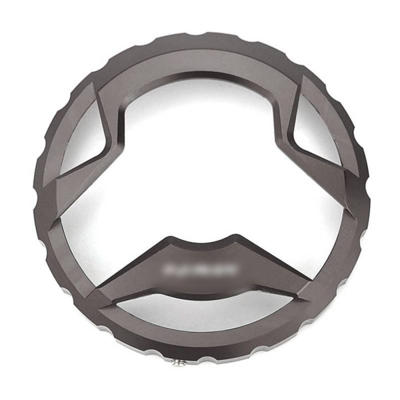 Tankdeckel,Motorrad Tankdeckel Motorrad CNC Aluminium-Kraftstoff-Tankabdeckung Gasgehäuse-Cap-Zubehör(Titanium) von Janmobrian