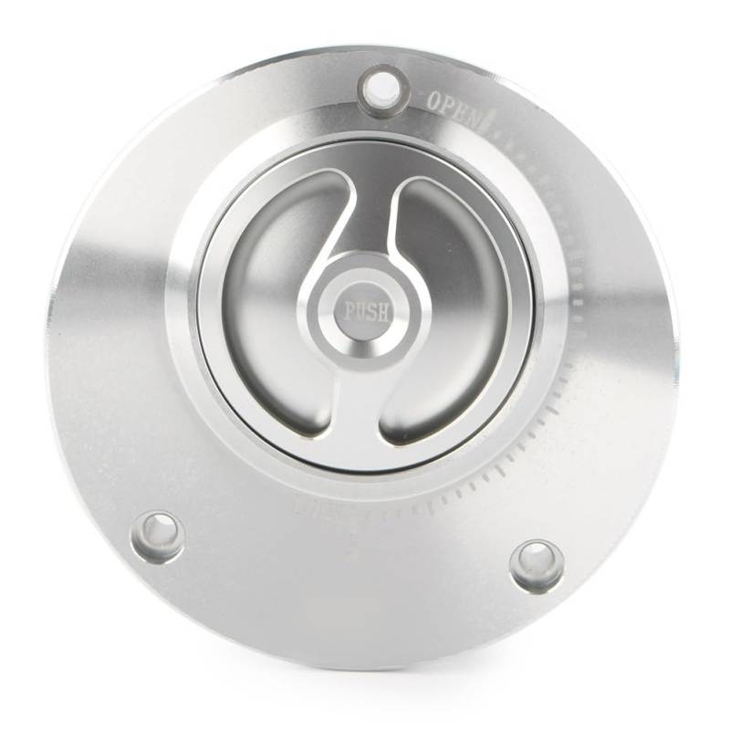 Tankdeckel,Motorrad Tankdeckel Motorrad-Kraftstoff-Füllstoffabdeckung Gas-Tank-Kappe FIT FIT FÜR MT09 2013-2018 / R1 R6 2004-2018 / FZ1 FZ6 Fazer MT03 Alle Jahre universell(Silver) von Janmobrian