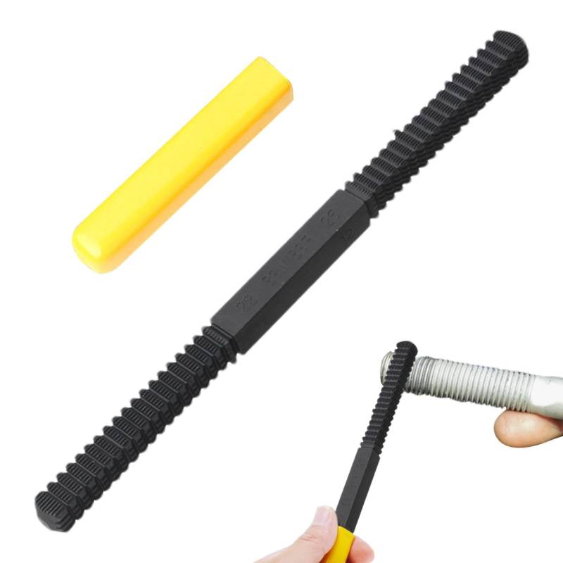 Janurium Gewindefeilen-Set – metrische Gewindefeile, robuste, rostfreie Steigungslehrenfeile aus Kohlenstoffstahl, hochhartes, multifunktionales Reparaturwerkzeug für Rückstellfeilen von Janurium