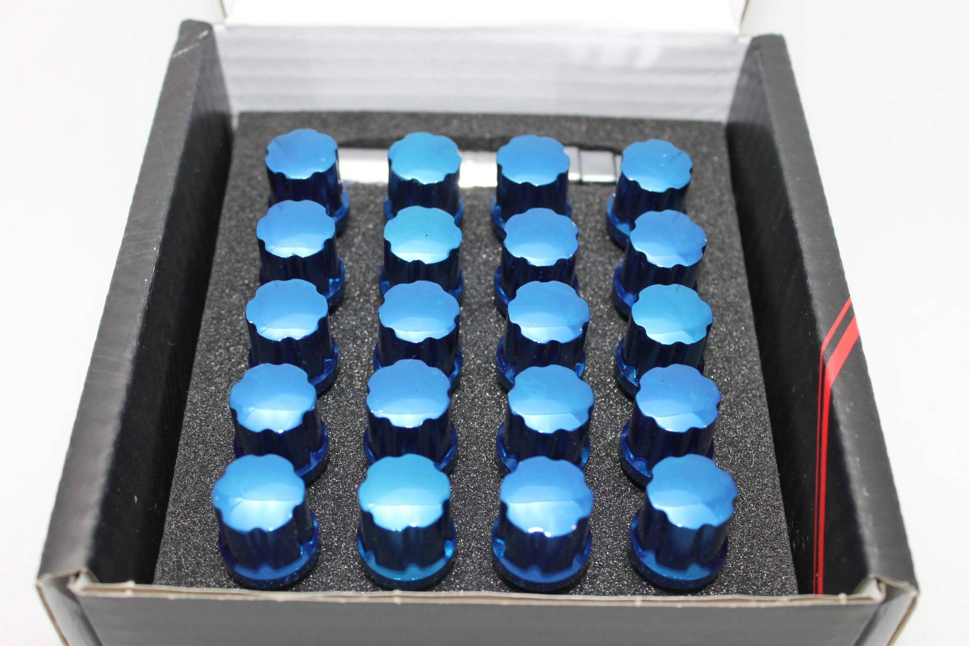 Japan Racing Radschrauben M14x1,25 Blau Radbolzen Satz 20x Kegelbund Japan Racing Radschrauben M14x1,25 Blau Radbolzen Satz 20x Kegelbund von Japan Racing