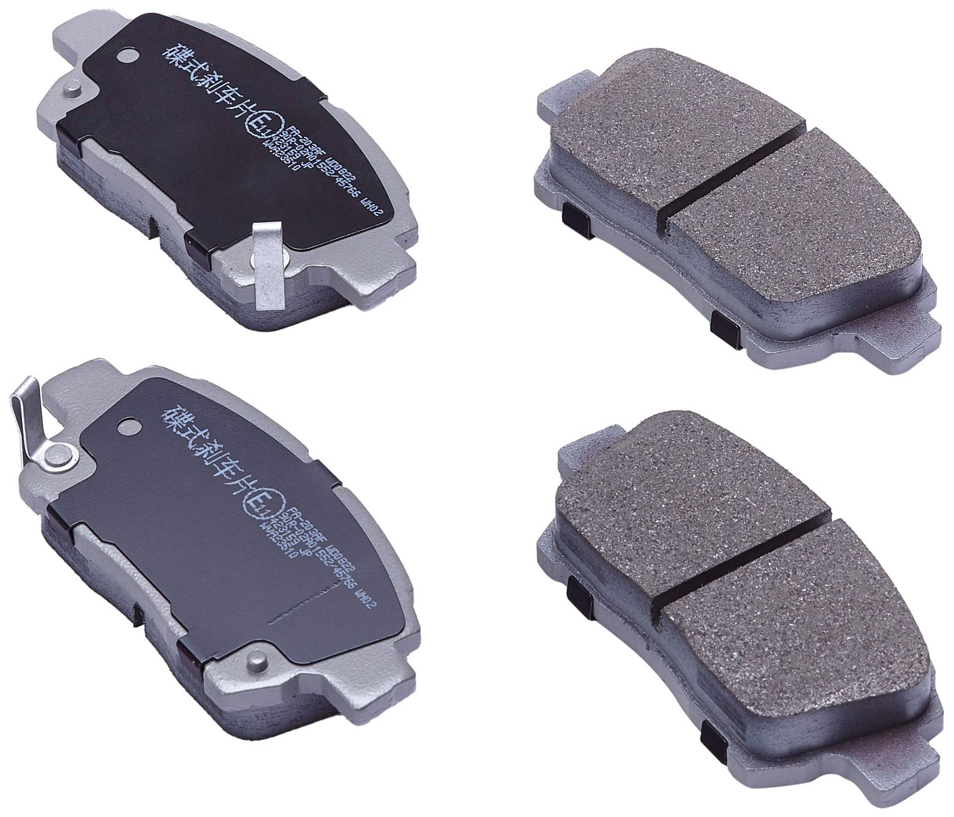 Japanparts PA-203AF Bremsbelagsatz, Scheibenbremse - (4-teilig) von Japanparts