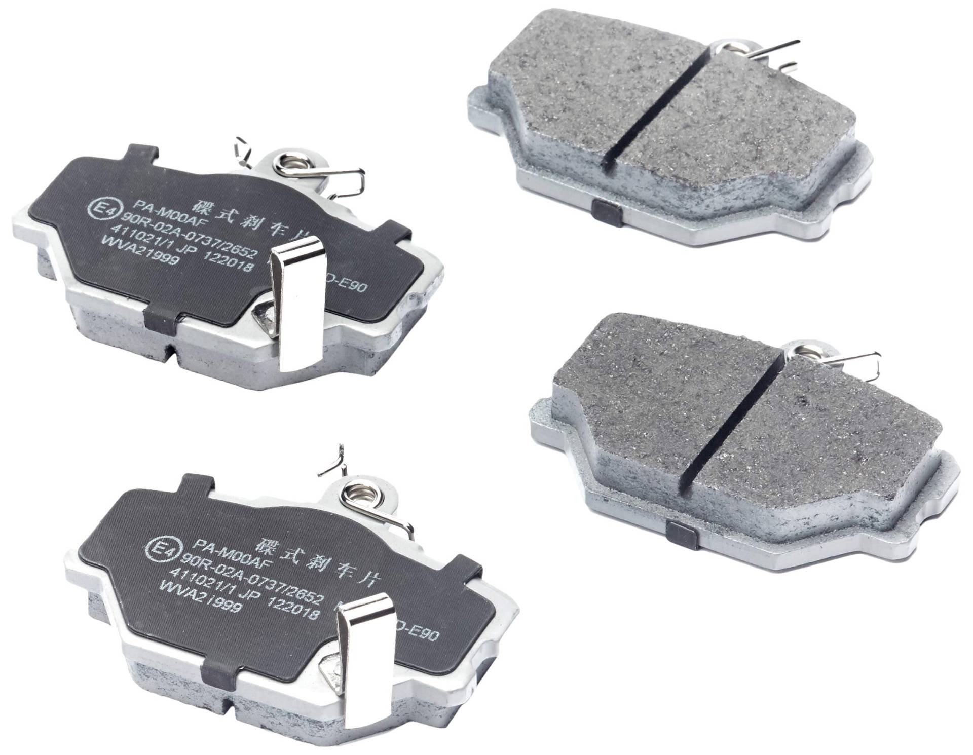 Japanparts PA-M00AF Bremsbelagsatz, Scheibenbremse - (4-teilig) von Japanparts