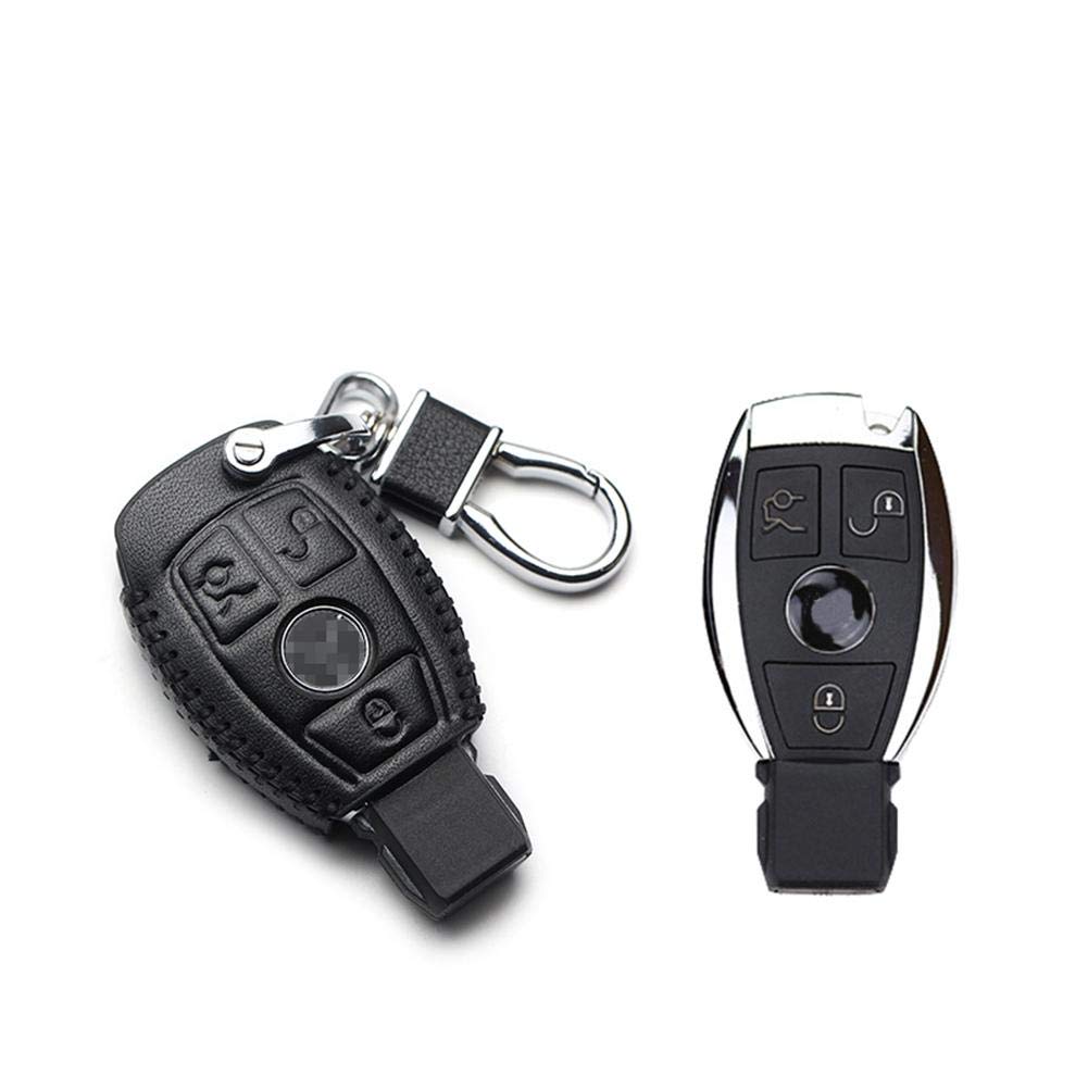 Jatour Schlüsselhülle Cover Auto Key Cover Case Autoschlüssel Hülle für Mercedes Benz CLS CLA GLR SLK AMG A B C S Klasse Schutzhülle Schlüsselhülle Cover von Jatour