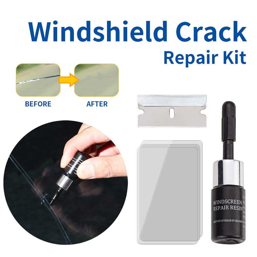 Jauarta Automobilglas Reparatur Flüssiger Auto Fenster Glas Riss Chip Reparaturwerkzeugauto -Reparaturwerkzeuge Reparaturwerkzeuge (White1) von Jauarta