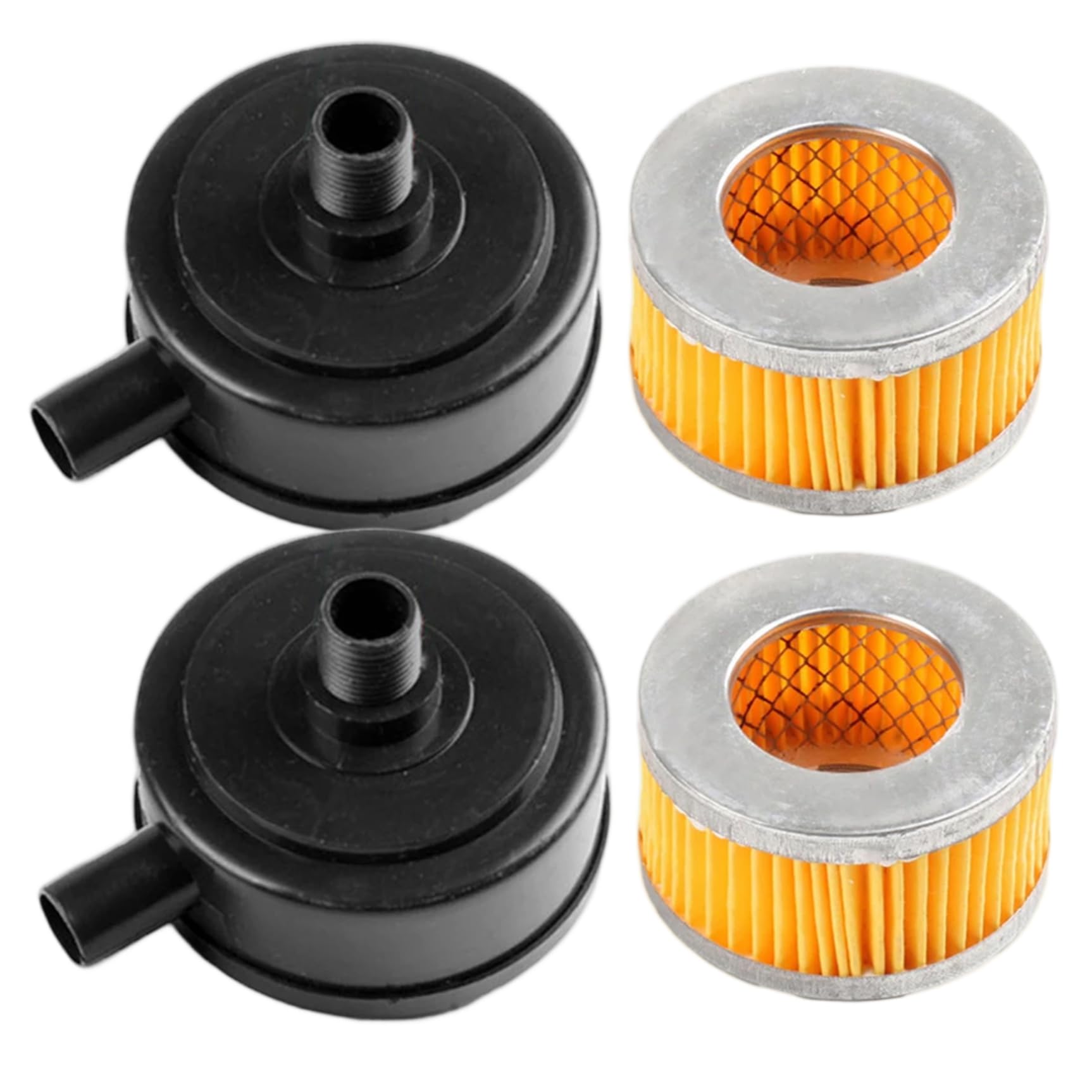 2pcs Luftkompressorfilter 20mm Gewindeluftkompressor -Schalldämpfer -Einlassfilter mit Kunststoffabdeckung 2pcs Luftkompressorfilter 20mm Gewindeluftkompressor -Schalldämpfer -Einlassfilter mit Kunststoffabdeckung von Jcasbdn