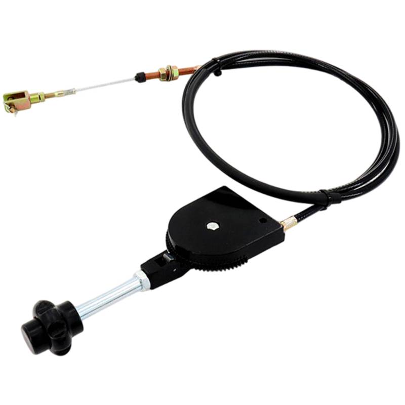 Rasenmäher -Drosselklappenkabel, 11,5ft Manual Locking -Throttle -Kabel für schnelle Reaktionsdrosselsteuerungskabel -Kabelsporthebel von Jcasbdn