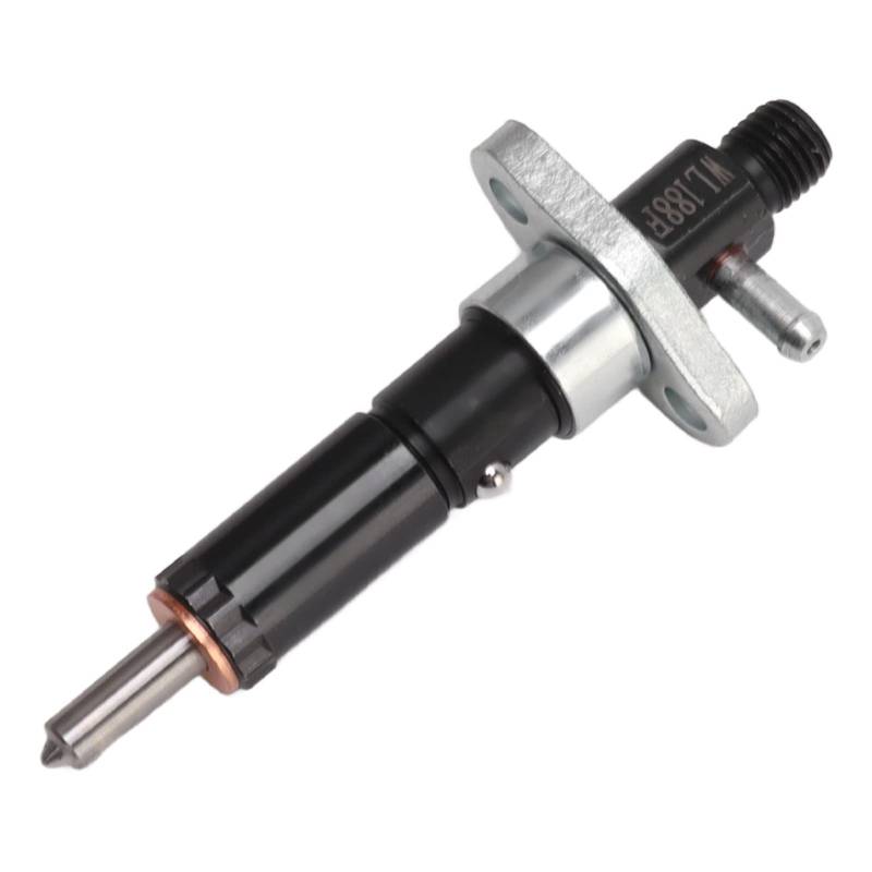 Jeanoko Einspritzdüse 188F für Luftgekühlte Einzylinder-Dieselmotoren, Schwarz, Eisen, Generator, 2-Port, Flansch & Gewindeanschluss von Jeanoko