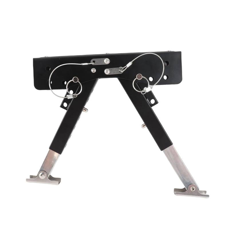 RV-Stufenstabilisator-Kit, Klappbares Stufenstütz-Stabilisierungsbein, 2,8-11,4 Zoll Höhenverstellung mit Gummipolster für Wohnwagen mit 5. Rad von Jeanoko