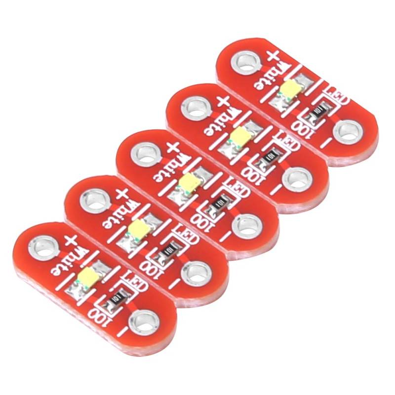 Weiße LilyPad LED Gut gestaltete weiße LED Oberflächenmontierte 50-teilige LED-Modul-Elektronikkomponenten für 3~5V von Jeanoko