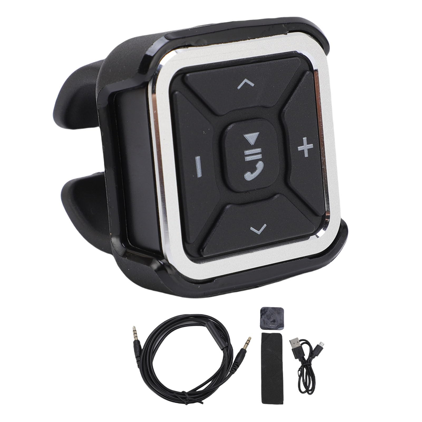 Jectse Bluetooth Medienknopf mit Lenkradhalterung, Fingerspitzenreino Bluetooth Fernbedienung, Drahtloser Musik und Lautstärkeregler für das Auto Jectse Bluetooth Medienknopf mit Lenkradhalterung, Fingerspitzenreino Bluetooth Fernbedienung, Drahtloser Musik und Lautstärkeregler für das Auto von Jectse