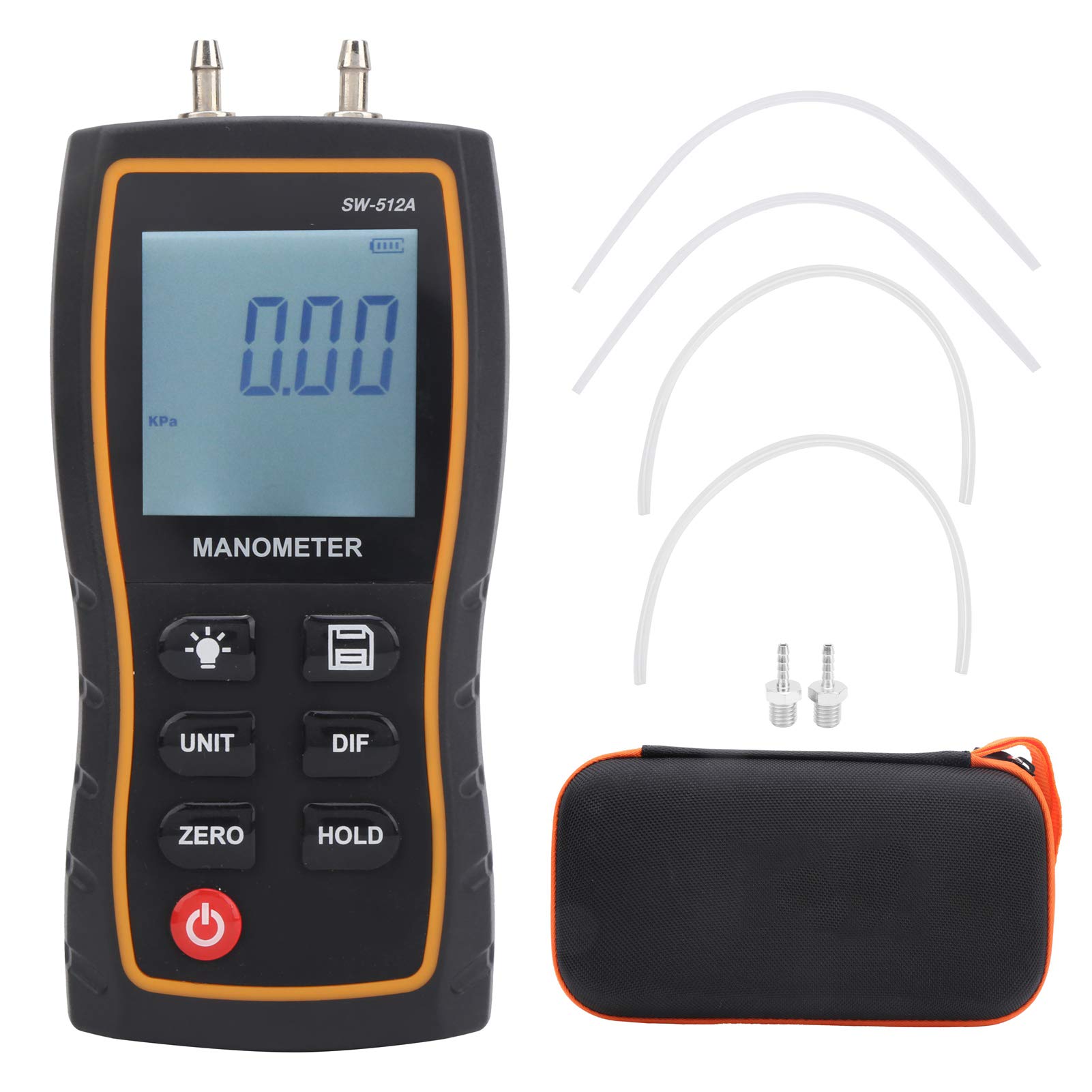 Jectse Luftdruckmesser, digitales Manometer-Handpräzisionsbarometer HVAC digitaler Differenzdruckmesser von Jectse