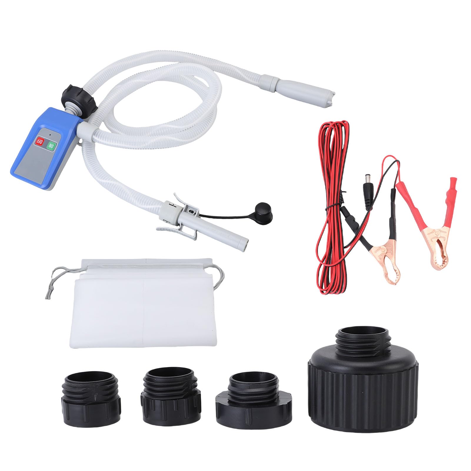 Kraftstoffübertragungspumpe mit Auto -Stopp -Sensor und 4 Tan K -Adapter, 3,2 Gpm 51 -Zoll -Schlauchbatterie Betrieben Tragbare Flüssigkeitspumpe, Gaspumpe für Öl und Benzin Kraftstoffübertragungspumpe mit Auto -Stopp -Sensor und 4 Tan K -Adapter, 3,2 Gpm 51 -Zoll -Schlauchbatterie Betrieben Tragbare Flüssigkeitspumpe, Gaspumpe für Öl und Benzin von Jectse