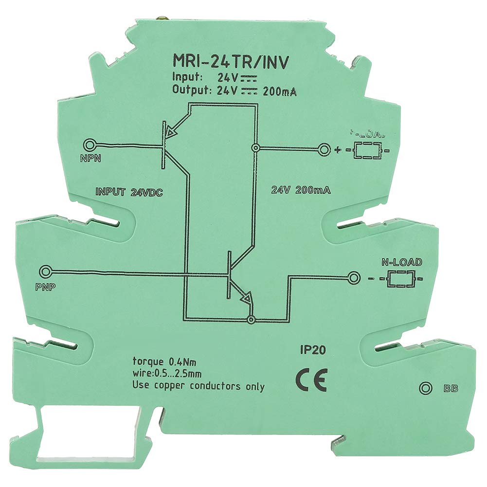 NPN PNP-Signalkonverter,Jectse MRI-24TR / INV NPN PNP-Signalkonverter SPS-Sensor Polar IO-Pegelkonvertierungsmodul Signalkonverterrelais NPN PNP-Signalkonverter,Jectse MRI-24TR / INV NPN PNP-Signalkonverter SPS-Sensor Polar IO-Pegelkonvertierungsmodul Signalkonverterrelais von Jectse