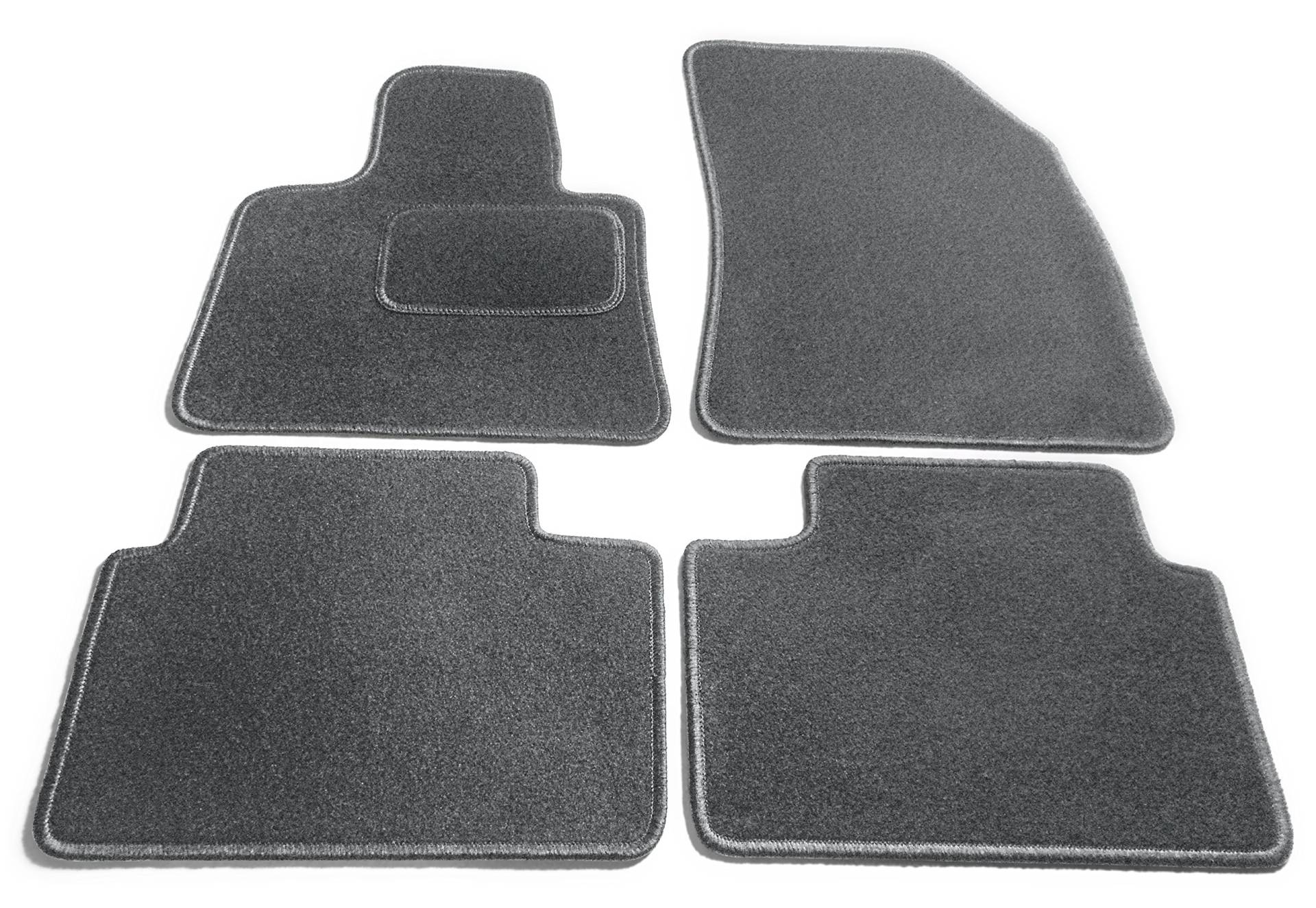 JediMats 16020-KOR-IN TEPP-SCHI Korfu maßgeschneiderte Fußmatte für Ihr Auto Schiefer In Teppichfarbe von JediMats