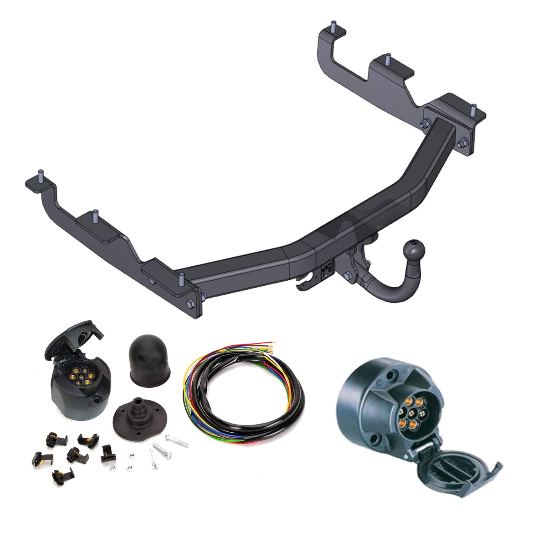 AHK Anhängerkupplung mit Elektrosatz 7 polig für Jeep Grand Cherokee II 1999-2005 Anhängevorrichtung Hängevorrichtung - starr, mit angeschraubtem Kugelkopf AHK Anhängerkupplung mit Elektrosatz 7 polig für Jeep Grand Cherokee II 1999-2005 Anhängevorrichtung Hängevorrichtung - starr, mit angeschraubtem Kugelkopf von Jeep