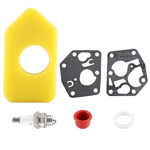 Vergaser-Kit Membrandichtung Luftfilter-Zündkerzensatz für Viele kleine Motoren Ersatzteil von Jeffergarden