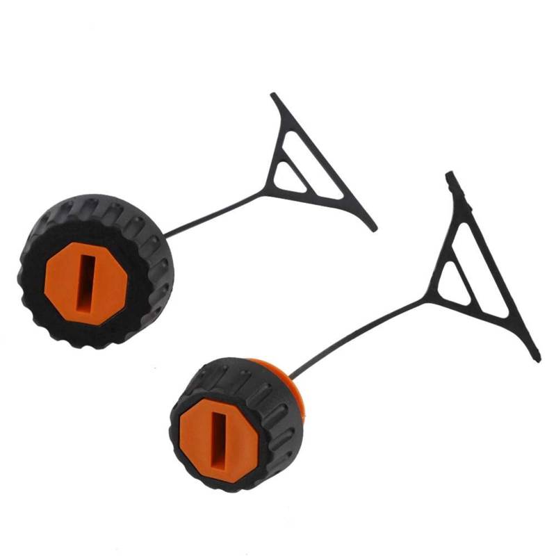 Jeffergrill 2pcs öldeckel Kraftstoffdeckel für Benzin Tankdeckel Fuel Ölkappen Kettensägen Benzin Kraftstoffkappe Rasenmäher für 028 038 020 021 023 024 025 026 034 036 048 von Jeffergarden