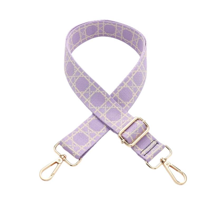 Breite 3,8 cm Verstellbarer Schultergurt Taschengurte mit Karabiner zum Wechseln Tragegurt Schulterriemen Umhängegurt Taschenriemen Tasche Zubehör Trageriemen Crossbody Gurt Handbag Strap,(A-Lila) von JekyTMP